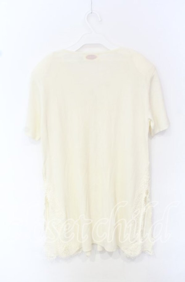 画像4: 【SALE】TOMATSU / 裾配色カーデ  アイボリー O-25-10-19-074-LO-TO-IG-ZT059 (4)