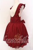 画像2: LIZ LISA / バックティアード刺繍スカート  ワイン O-25-10-19-008-LO-SK-IG-OS (2)