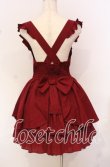 画像3: LIZ LISA / バックティアード刺繍スカート  ワイン O-25-10-19-008-LO-SK-IG-OS (3)