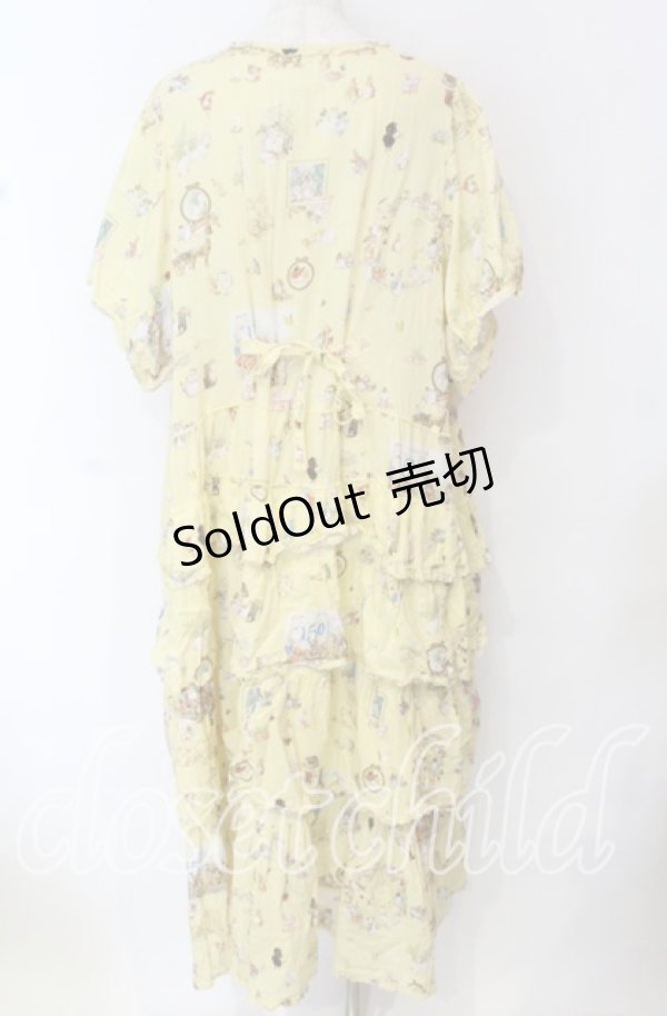 画像4: PINK HOUSE / ピーターラビットのワンピース【お直しあり】  イエロー O-25-10-19-087-LO-OP-IG-OS (4)