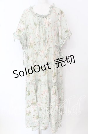 画像: PINK HOUSE / La Reine a la roseワンピース【お直しあり】  ミント O-25-10-19-091-LO-OP-IG-OS