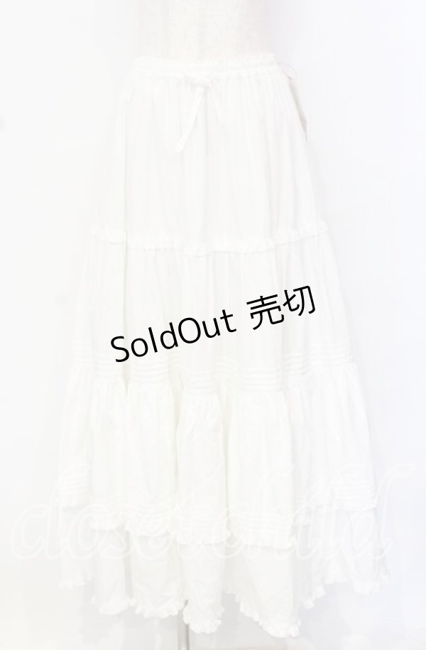 画像1: metamorphose / 共フリルロングペチコート  シロ O-25-10-19-097-ME-SK-IG-OS (1)