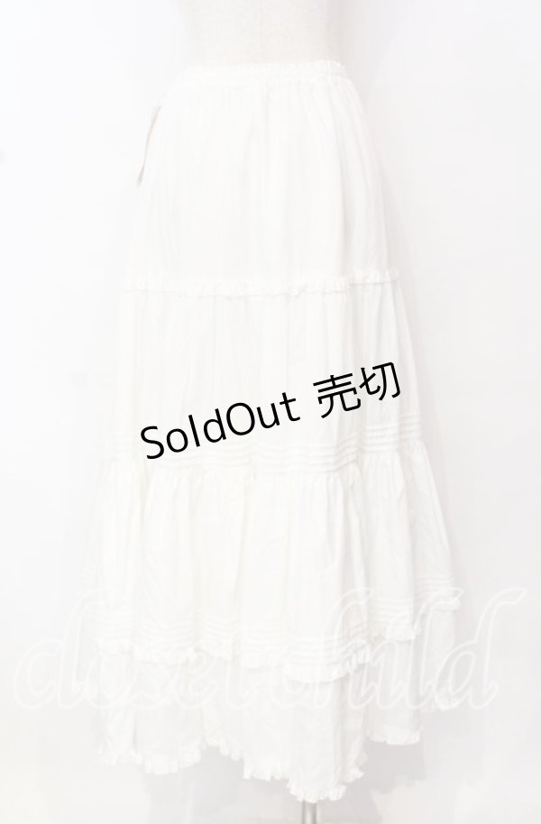 画像2: metamorphose / 共フリルロングペチコート  シロ O-25-10-19-097-ME-SK-IG-OS (2)