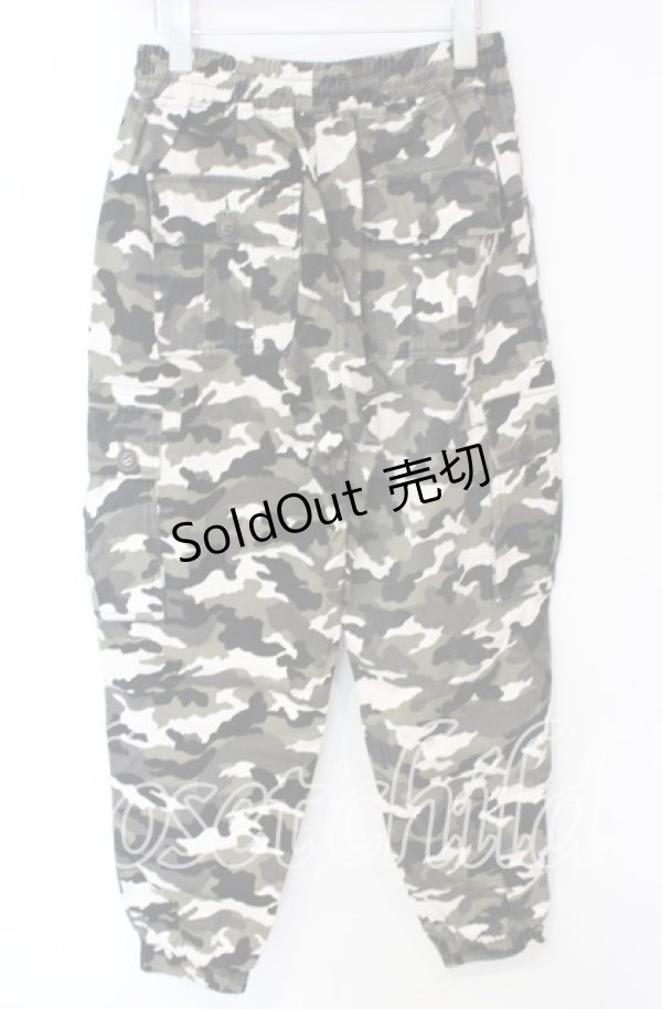 画像3: NieR Clothing / 6POCKET JOGGER PANTS【迷彩two-tone】 パンツ  グリーン系 O-25-10-19-098-PU-PA-IG-ZT220 (3)
