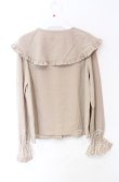 画像2: Amavel / ケープ風襟ブラウス  ベージュ O-25-10-19-099-CA-BL-IG-OS (2)