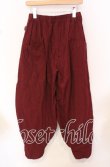 画像4: Deorart / エプロン付 バルーンシルエットパンツ【エプロン欠品】  ワイン O-25-10-19-011-PU-PA-IG-ZT220 (4)