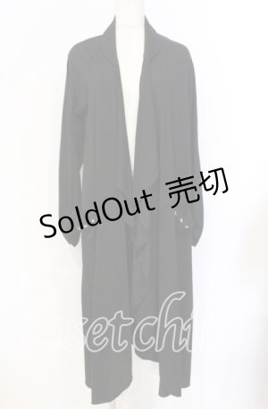 画像: SEX POT ReVeNGe / スタッズポケットトッパーカーディガン  ブラック O-25-10-19-104-SP-TO-IG-OS