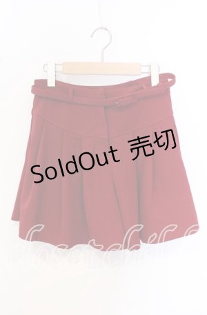 画像: Rozen Kavalier / フレアショートパンツ  ワイン O-25-10-19-012-OO-PA-IG-OS