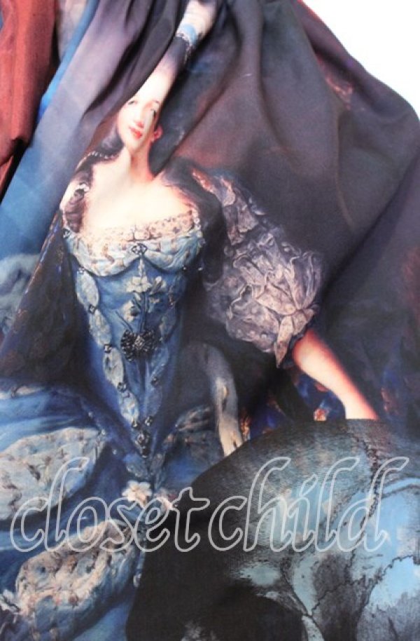 画像4: Royal Princess Alice / Bone of the devilジャンパースカート  ブルー×レッド×ブラック O-25-10-19-107-LO-OP-IG-OS (4)