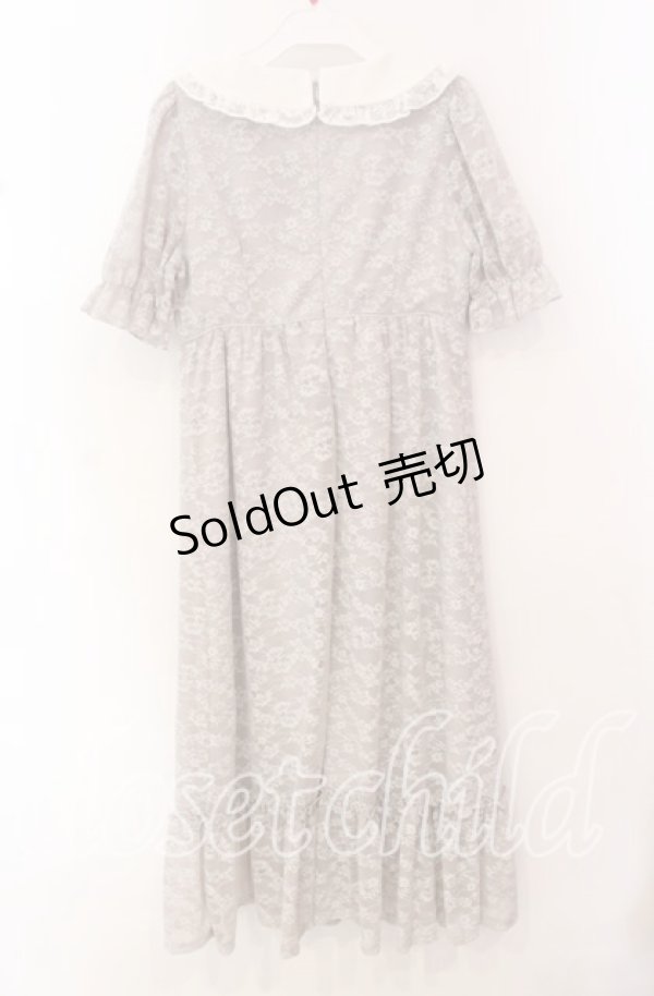 画像3: evelyn / 襟レースワンピース F ベージュ O-25-10-20-031-LO-OP-OW-OS (3)