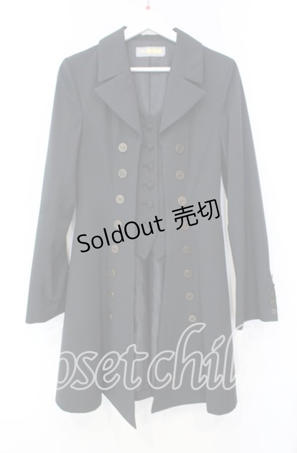 画像1: ATELIER BOZ/ ローランドジャケット  ブラック O-25-10-20-035-EL-JA-OW-OS (1)