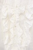 画像2: BPN FOR MEN / ショートカラーサテンタックロングブラウス M アイボリー O-25-10-20-039-GO-BL-OW-OS (2)