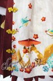 画像3: metamorphose / 春告げ鳥の恋うららプリーツジャンパースカート  オフシロ系 O-25-10-20-004-ME-OP-OW-OS (3)