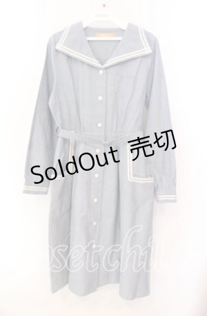 画像: 【SALE】Fi.n.t / 変形セーラー衿シャツワンピース F ライトブルー O-25-10-20-052-CA-OP-OW-ZT136