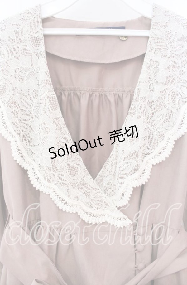 画像2: 【SALE】an another angelus / レース衿カシュクールワンピース F ピンク O-25-10-20-062-CA-OP-OW-ZT153 (2)