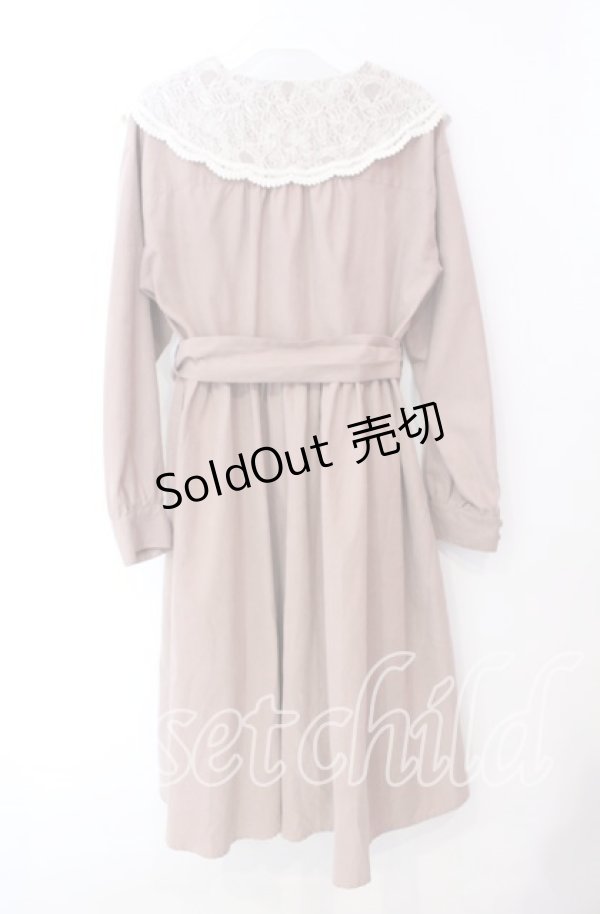 画像3: 【SALE】an another angelus / レース衿カシュクールワンピース F ピンク O-25-10-20-062-CA-OP-OW-ZT153 (3)