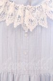 画像2: Cherirulu Chocola / MYレースフリルワンピース M サックス O-25-10-20-063-LO-OP-OW-OS (2)