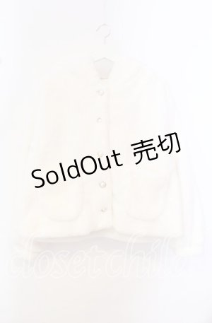 画像: Amavel / ふわふわうさみみファーアウター F シロ O-25-10-20-064-CA-JA-OW-OS