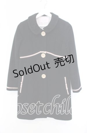 画像: MILK / シェルブールコート  クロ×ピンク O-25-10-20-066-ML-CO-IG-OS