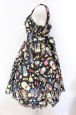 画像4: Angelic Pretty / Happy Park Carnivalジャンパースカート  クロ O-25-10-20-005-AP-OP-OW-OS (4)