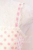 画像2: Emily Temple cute / 水玉＆リボンプリントノースリーブワンピース  オフ×ピンク O-25-10-20-073-ET-OP-IG-OS (2)