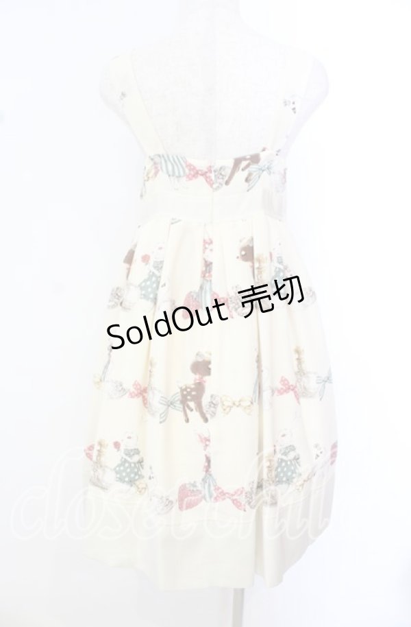 画像4: 【SALE】Emily Temple cute / アンティークジュエリーノースリーブワンピース  アイボリー O-25-10-20-079-ET-OP-IG-ZT279 (4)