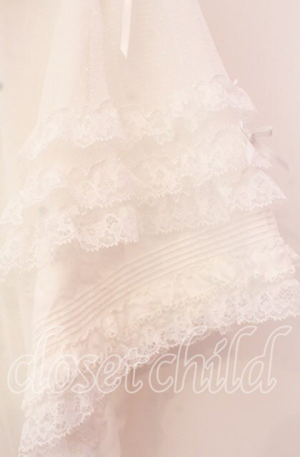 画像3: PINK HOUSE / レース使いボレロ風ブラウス  シロ O-25-10-20-085-LO-BL-IG-OS (3)