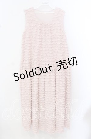 画像: PINK HOUSE / フロッキードットチュールフリル使いローンワンピース  ピンク O-25-10-20-089-LO-OP-IG-ZT354