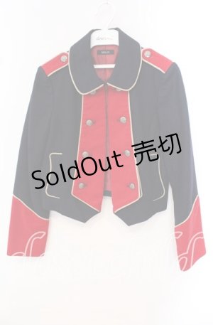 画像: MILK / Ladyナポレオンジャケット  ネイビー×アカ O-25-10-20-094-ML-JA-IG-OS