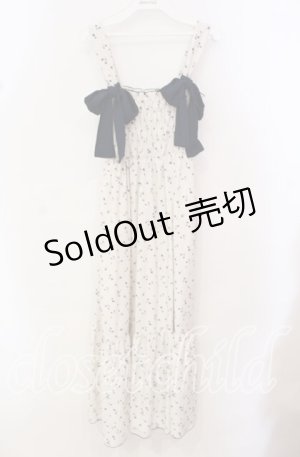 画像: Another Branch olive des olive / 【マルチWAY】肩ひもアレンジシャーリングジャンスカ F アイボリー×ネイビー O-25-10-20-013-LO-OP-OW-OS