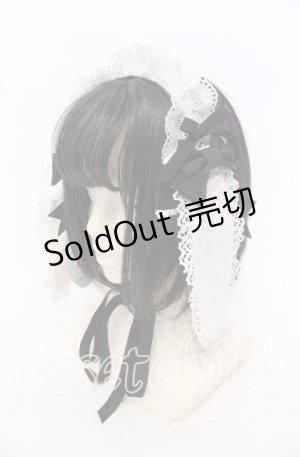 画像: BABY,THE STARS SHINE BRIGHT / うさくみゃちゃんのうさみみヘッドドレス  クロ×シロ O-25-10-21-003-BA-AC-IG-OS