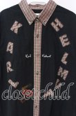 画像2: 【SALE】Karl Helmut / オリジナルチェックパッチワークシャツブラウス 4（L） クロ O-25-10-21-026-EL-BL-IG-ZT243 (2)