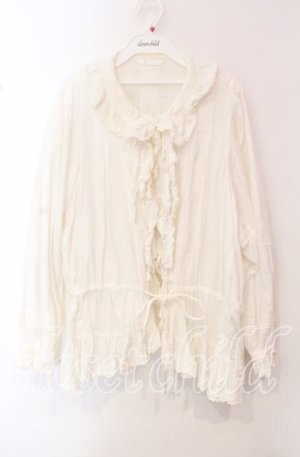 画像: PINK HOUSE / ローンタックオーバーブラウス【お直しあり】  シロ O-25-10-21-028-LO-BL-IG-OS