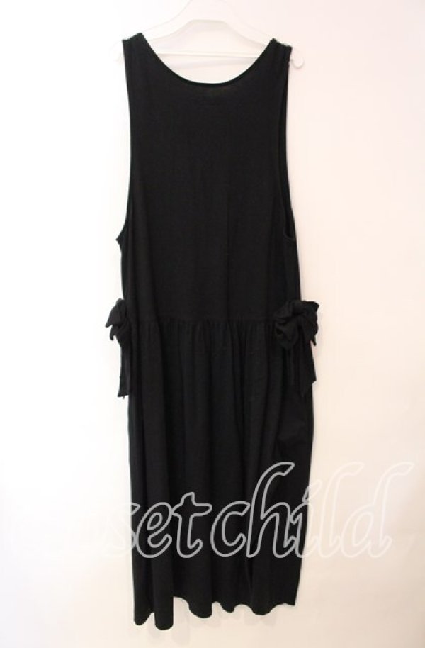 画像3: KANEKO ISAO / サイドリボンカットジャンパースカート  クロ O-25-10-21-033-EL-OP-IG-ZT392 (3)