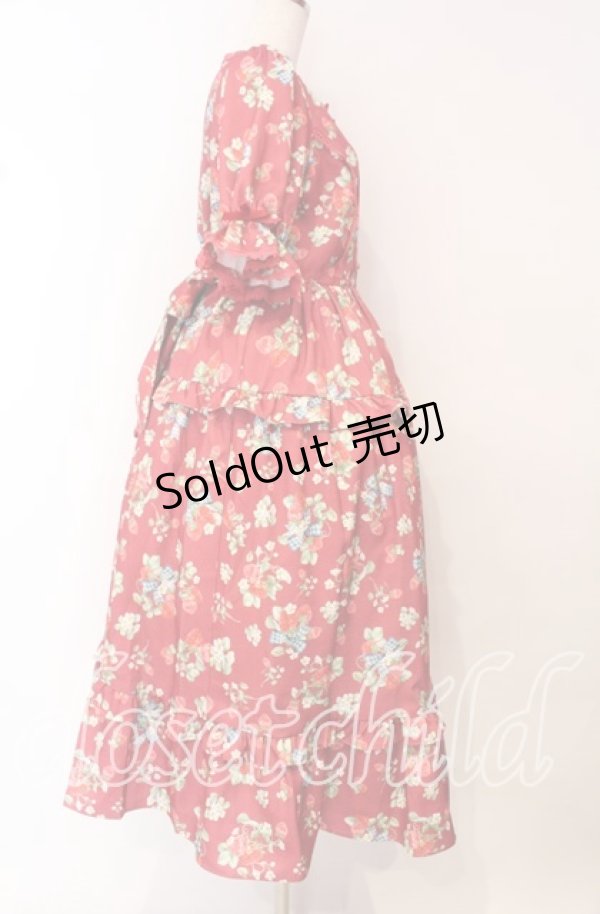 アクシーズkawaii クラシックストロベリーワンピース、ヘッドドレス付き axes femme kawaii（アクシーズファムカワイイ）の「クラシックベリー