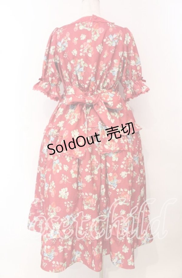 画像5: axes femme Kawaii / クラシックベリーワンピース M アカ O-25-10-21-034-AX-OP-OW-OS (5)