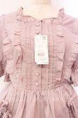 画像2: Chalmiere / フリルロングワンピース M ピンク O-25-10-21-037-LO-OP-OW-OS (2)