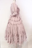 画像3: Chalmiere / フリルロングワンピース M ピンク O-25-10-21-037-LO-OP-OW-OS (3)