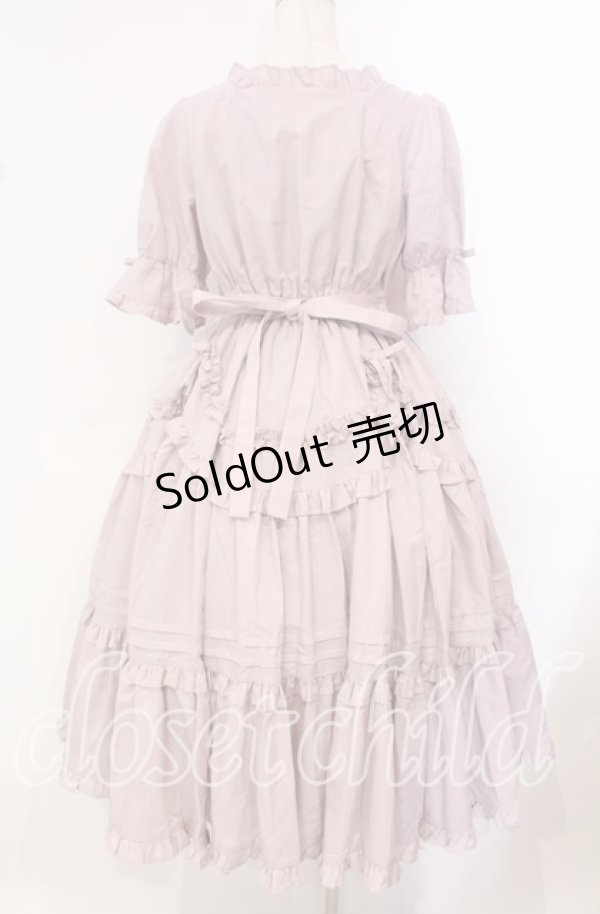 画像4: Chalmiere / フリルロングワンピース M ピンク O-25-10-21-037-LO-OP-OW-OS (4)