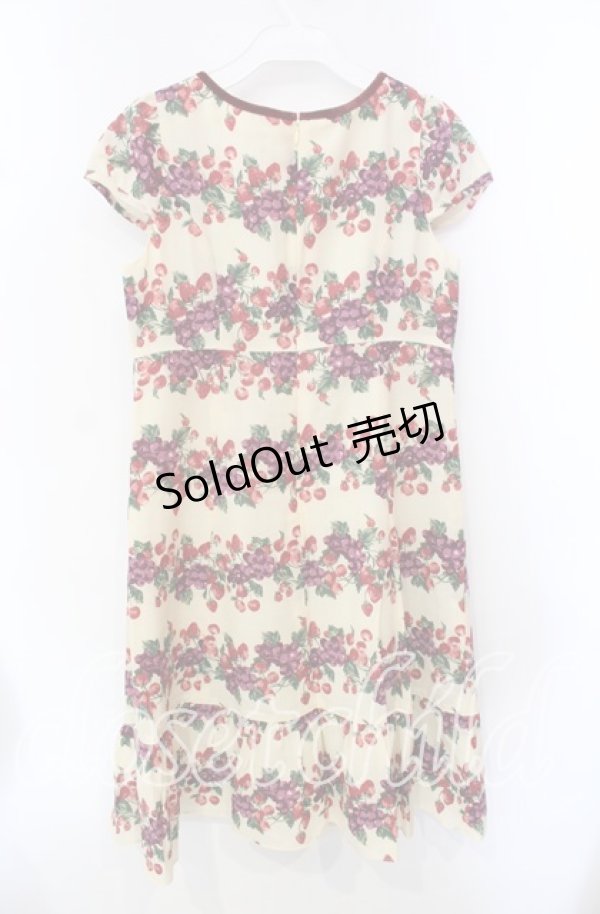 画像3: Emily Temple cute / フルーツボーダーワンピース  アイボリー O-25-10-21-044-ET-OP-OW-ZT268 (3)