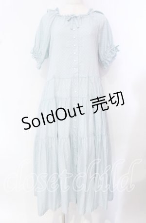画像: PINK HOUSE / ドットワンピース  サックス O-25-10-21-046-LO-OP-OW-OS