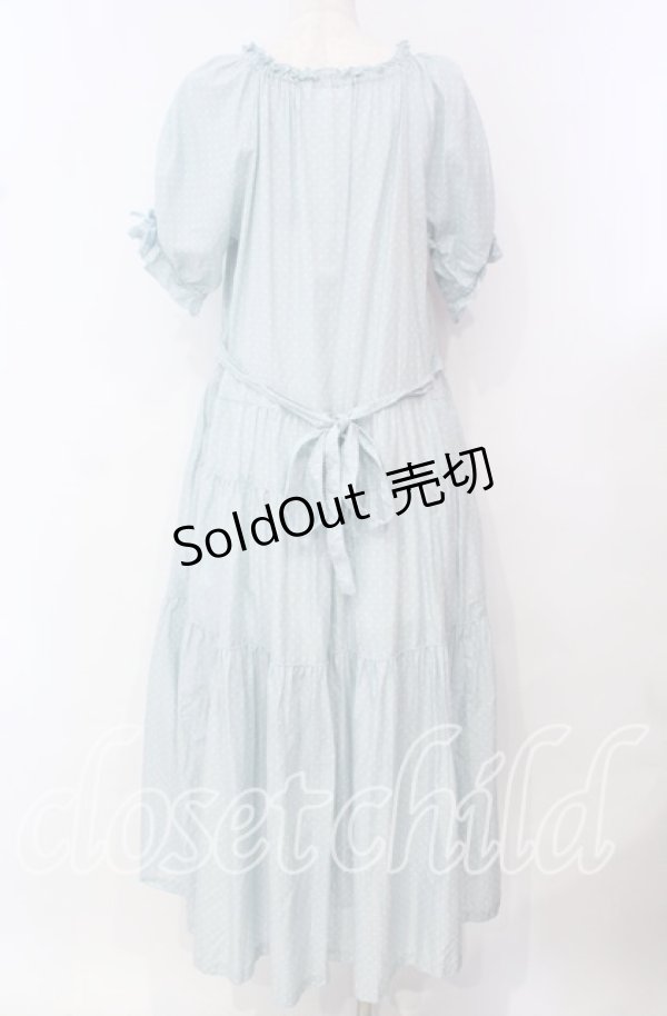 画像4: PINK HOUSE / ドットワンピース  サックス O-25-10-21-046-LO-OP-OW-OS (4)
