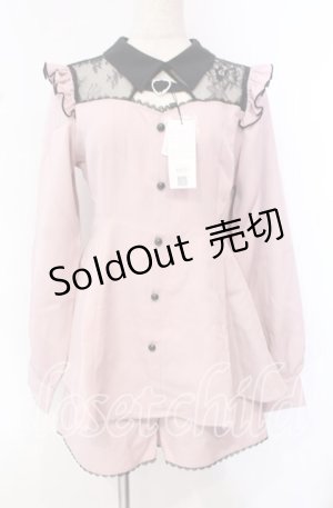 画像: DearMyLove / ハートベルトレースセットアップ M ピンク O-25-10-21-049-EL-OP-OW-OS