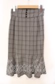 画像1: an another angelus / チェックタイトスカート  グレー O-25-10-21-059-CA-SK-IG-ZT1029P (1)