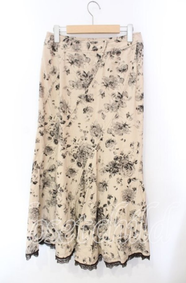 画像3: INGEBORG / ジャガードフラワーロングスカート 13 ベージュ O-25-10-21-060-LO-SK-OW-ZT162 (3)