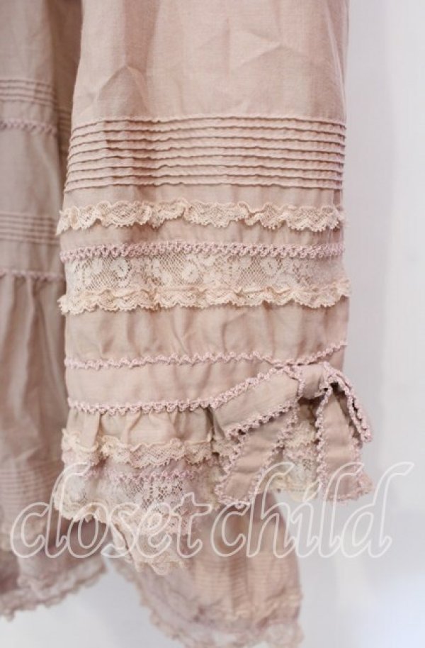 画像2: 【SALE】WONDERFUL WORLD / セーラーカラータックプルブラウス【お直しあり】  ピンク O-25-10-21-065-LO-BL-IG-ZT357 (2)