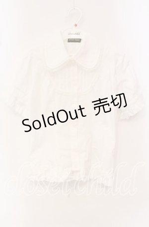 画像: ATELIER PIERROT / ティンクルブラウス  ホワイト O-25-10-21-073-EL-BL-IG-OS