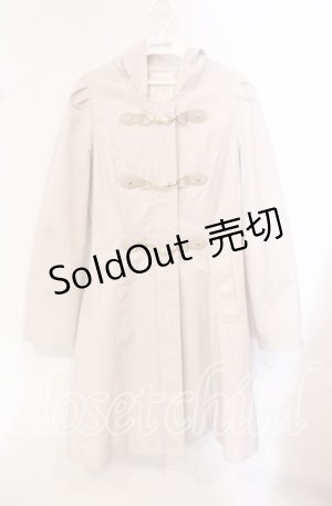 画像: Secret Honey / ビット付コート  アイボリー O-25-10-21-084-CA-CO-IG-ZT-C035