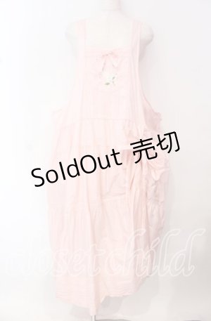 画像: PINK HOUSE / 刺繍タックタブリエワンピース【お直しあり】  ピンク O-25-10-21-008-LO-OP-IG-OS