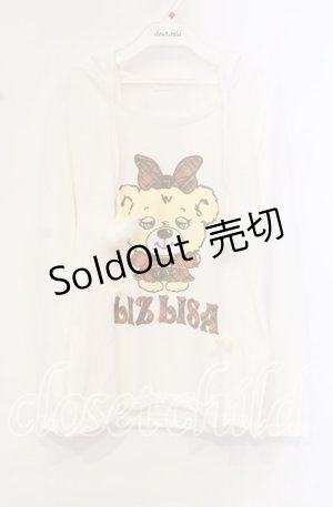 画像: 【SALE】LIZ LISA / ベアptフード付きカットソー  シロ O-25-10-21-098-LO-TO-OW-ZT23